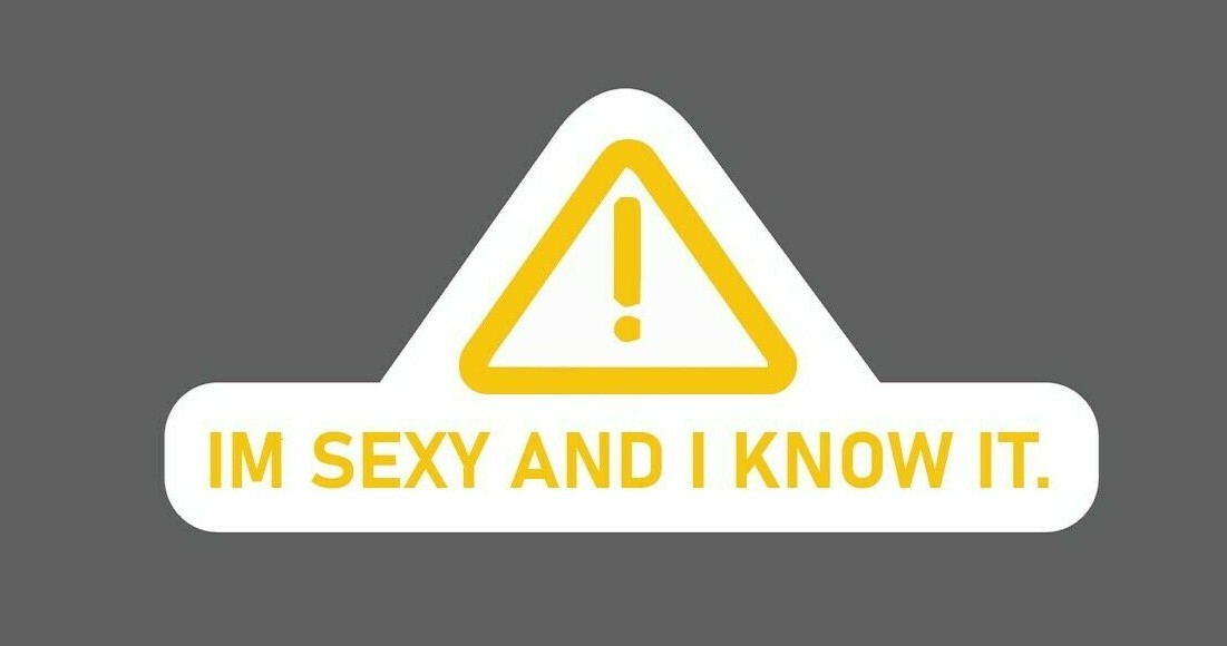 I'm Sexy and I Know It Sticker Warning – Buy Any 4 For $1.75 Each Storewide!