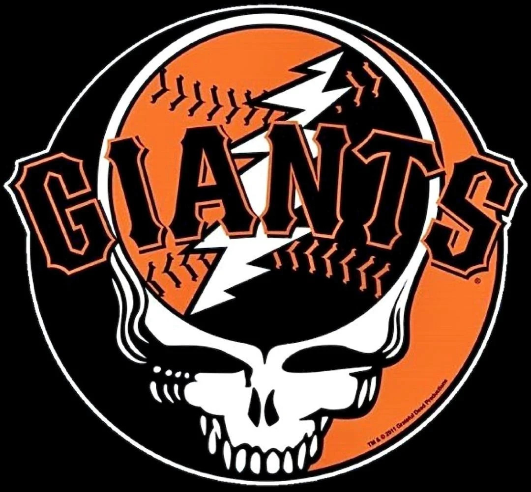 ⚡🌹GRATEFUL DEAD San Francisco Giants Stealie Sticker *NEW* Measures 3" x 3" 🌹⚡