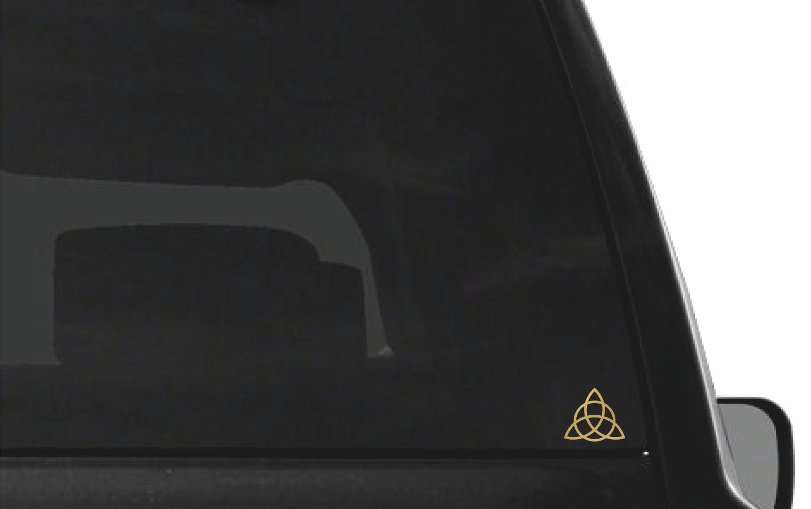 Trinity Triquetra in circle vinyl decal Thefoil Celtic Knot Irish Decal Sticker