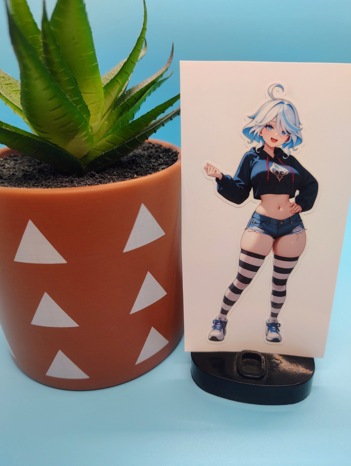 (4.5 Inches) Lewd Anime Girl (Streetwear #2) – Water-Resistant Vinyl Sticker