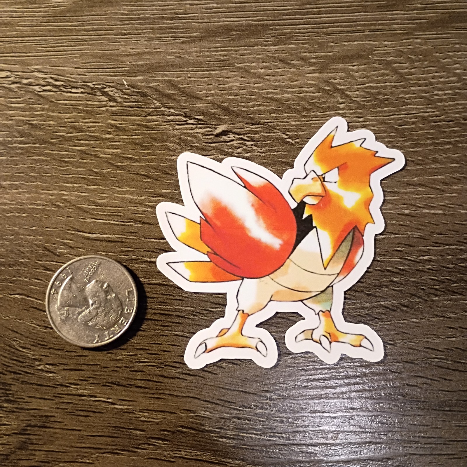 Gen 1 & 3 Spearow Stickers – Lot of 3 – Vinyl, Waterproof, Die-cut – Original