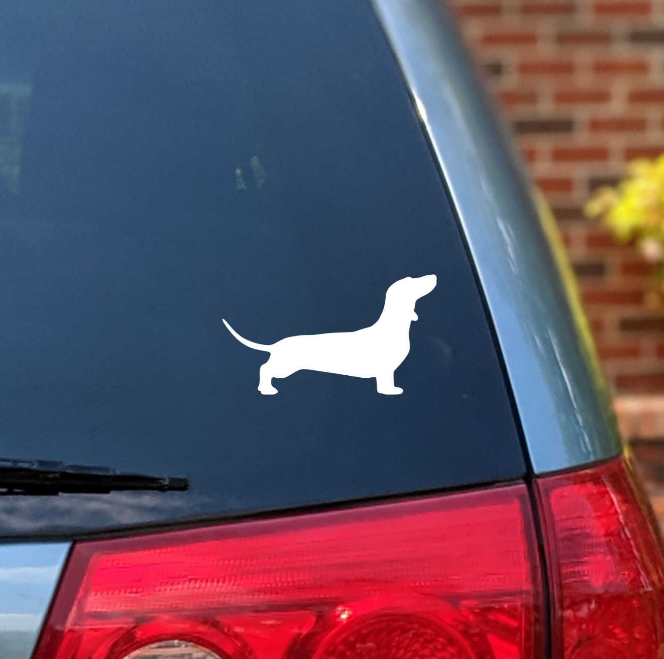 Dachshund Weiner Dog Permanent Vinyl Decal