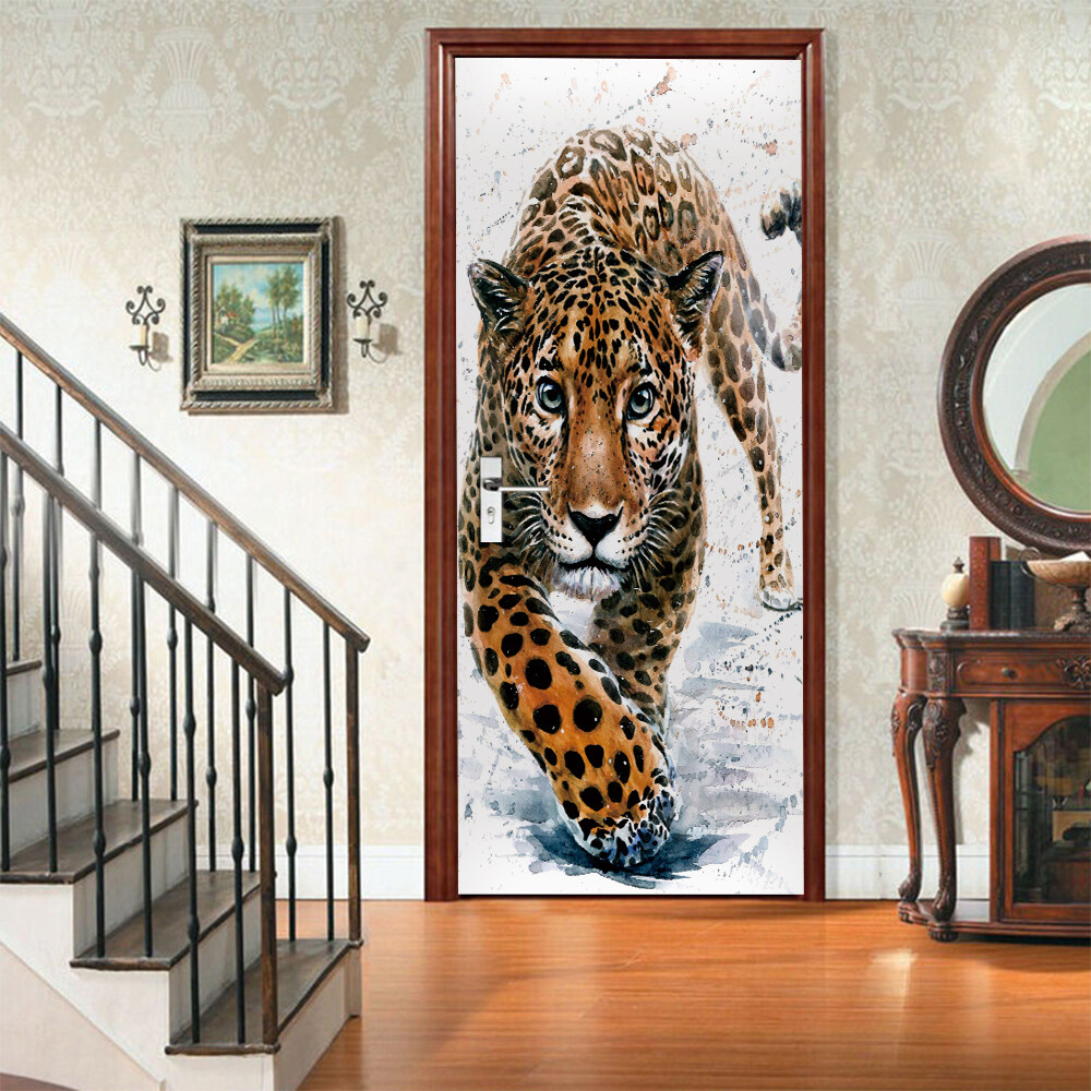 13pcs Self Adhesive Animal Vintage Arch Door Sticker Wall Murals Wallpaper