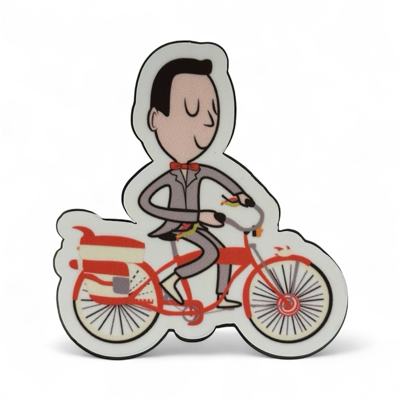 Pee-Wee Herman Retro Bicycle 3” Diecut Vinyl Sticker Decal Funny Big Adventure