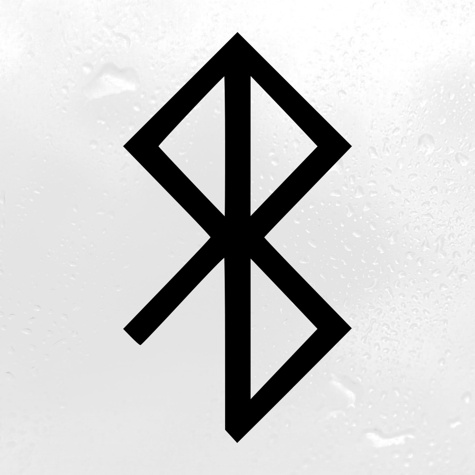 Peace Bindrune Vinyl Sticker – Viking Norse Symbol Bind Rune – Die Cut Decal
