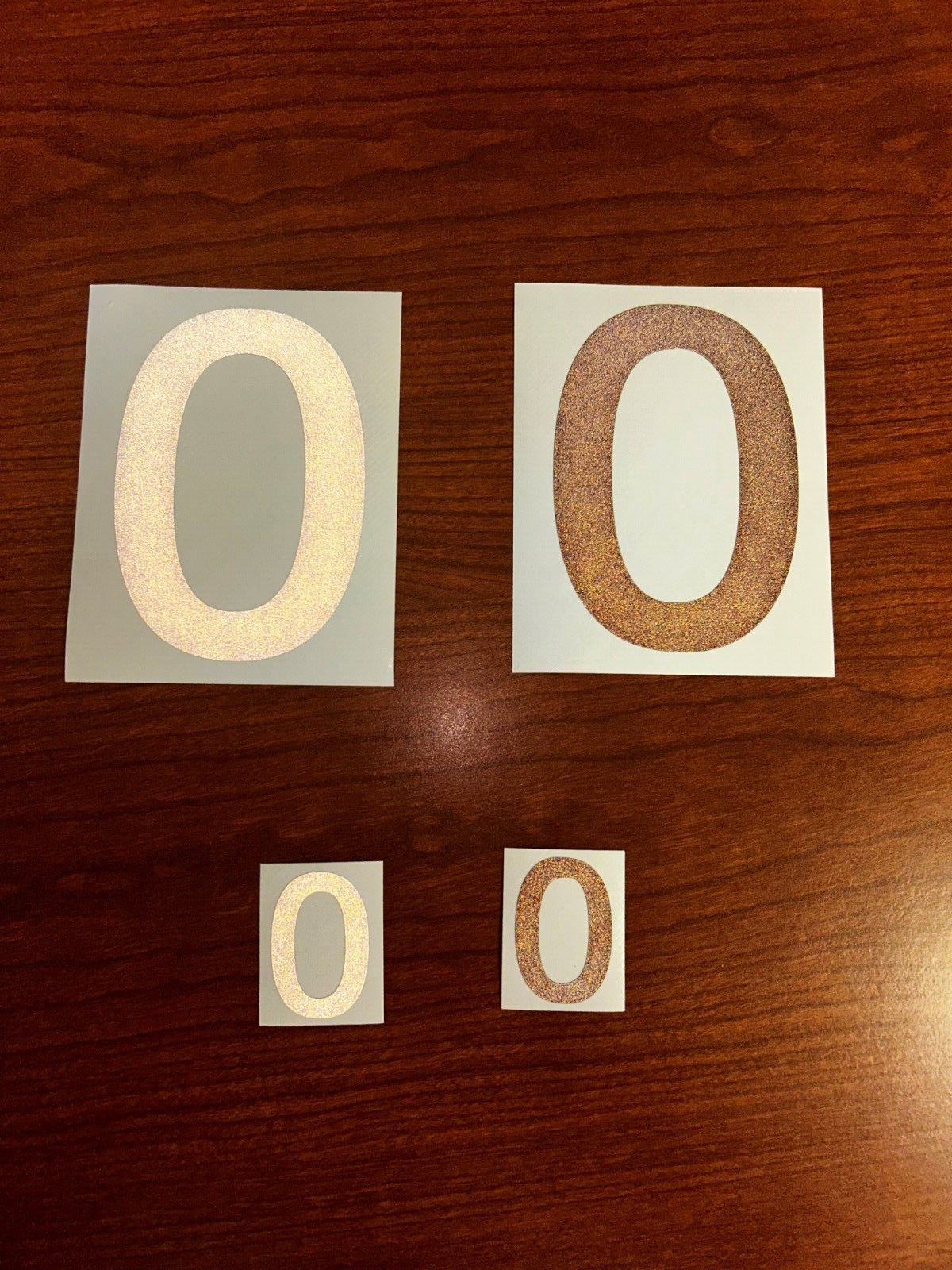3M Reflective Numbers – 1.5" and 4" Sizes – Black and White Variations