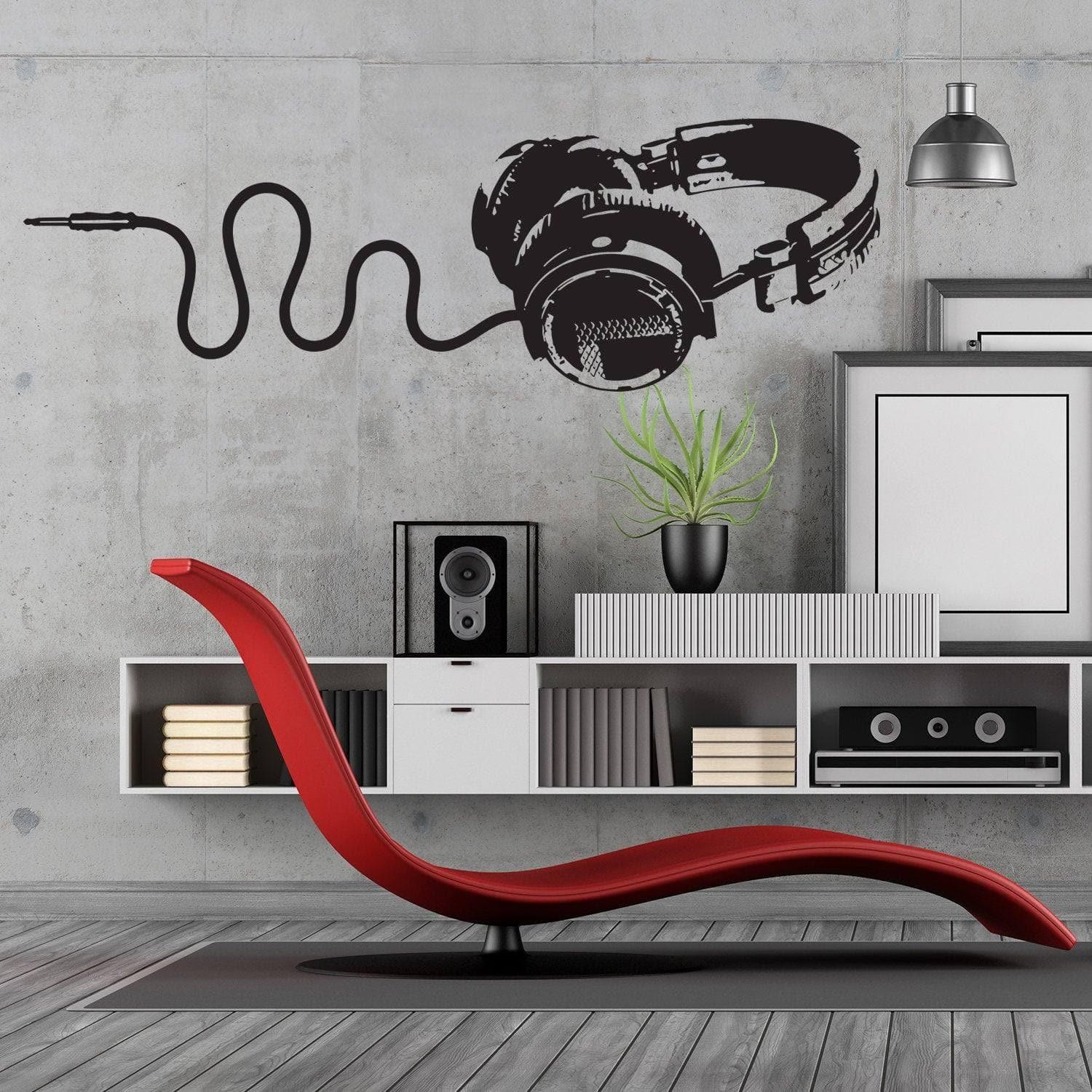 Decorative Vinyl Wall Decal with Musical Melody Design – Wall Art for Music
