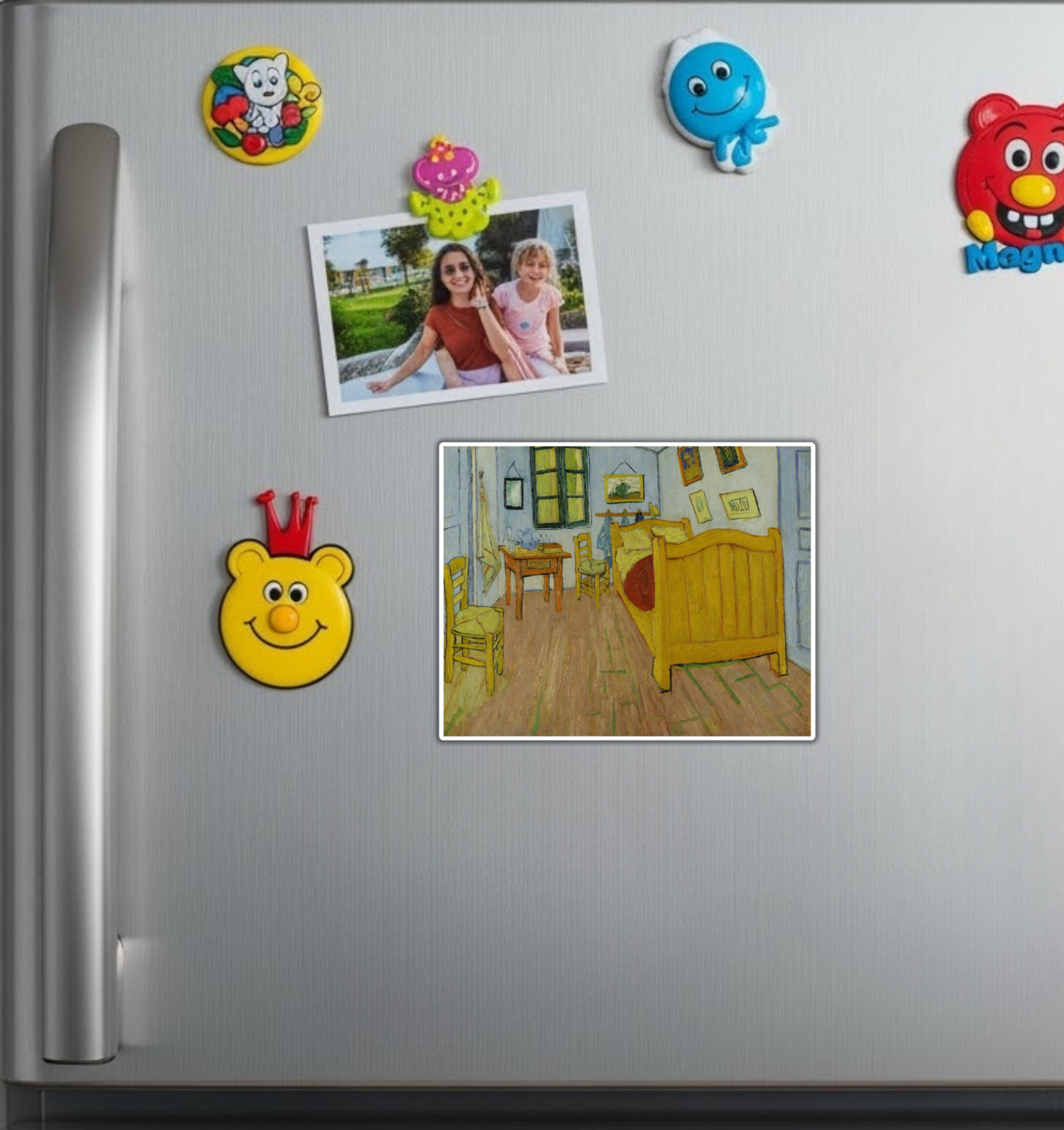 The Bedroom at Arles Vincent Van Gogh Fridge Magnet or Laptop Sticker
