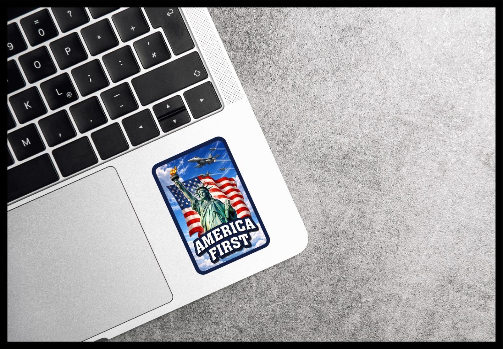 America First Statue of Liberty Decal Sticker US Flag United States Trump MAGA