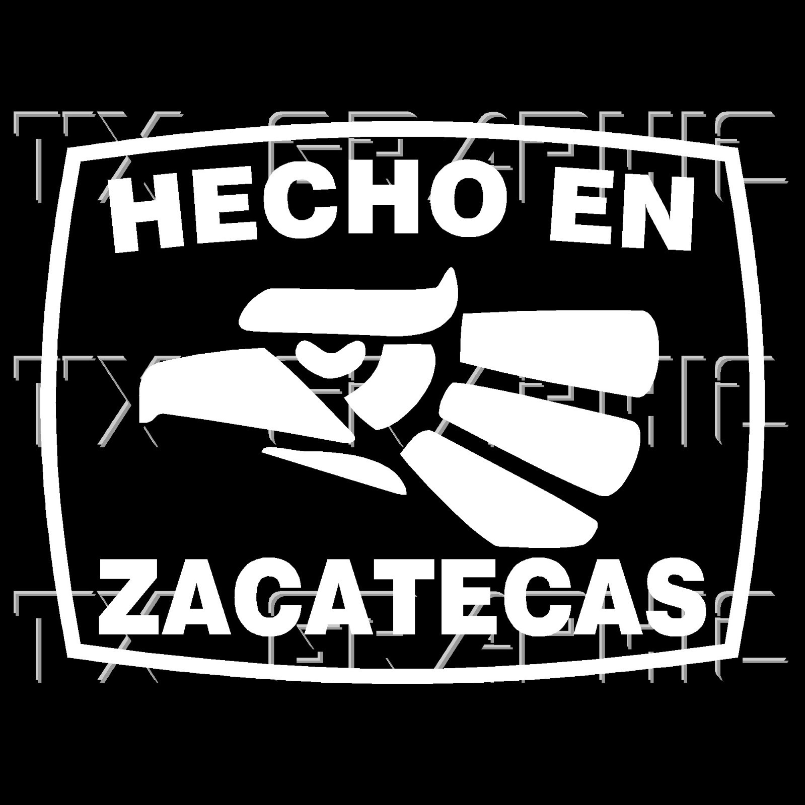 Hecho En Zacatecas Estado de Mexico Aztec Aguila Decal Sticker