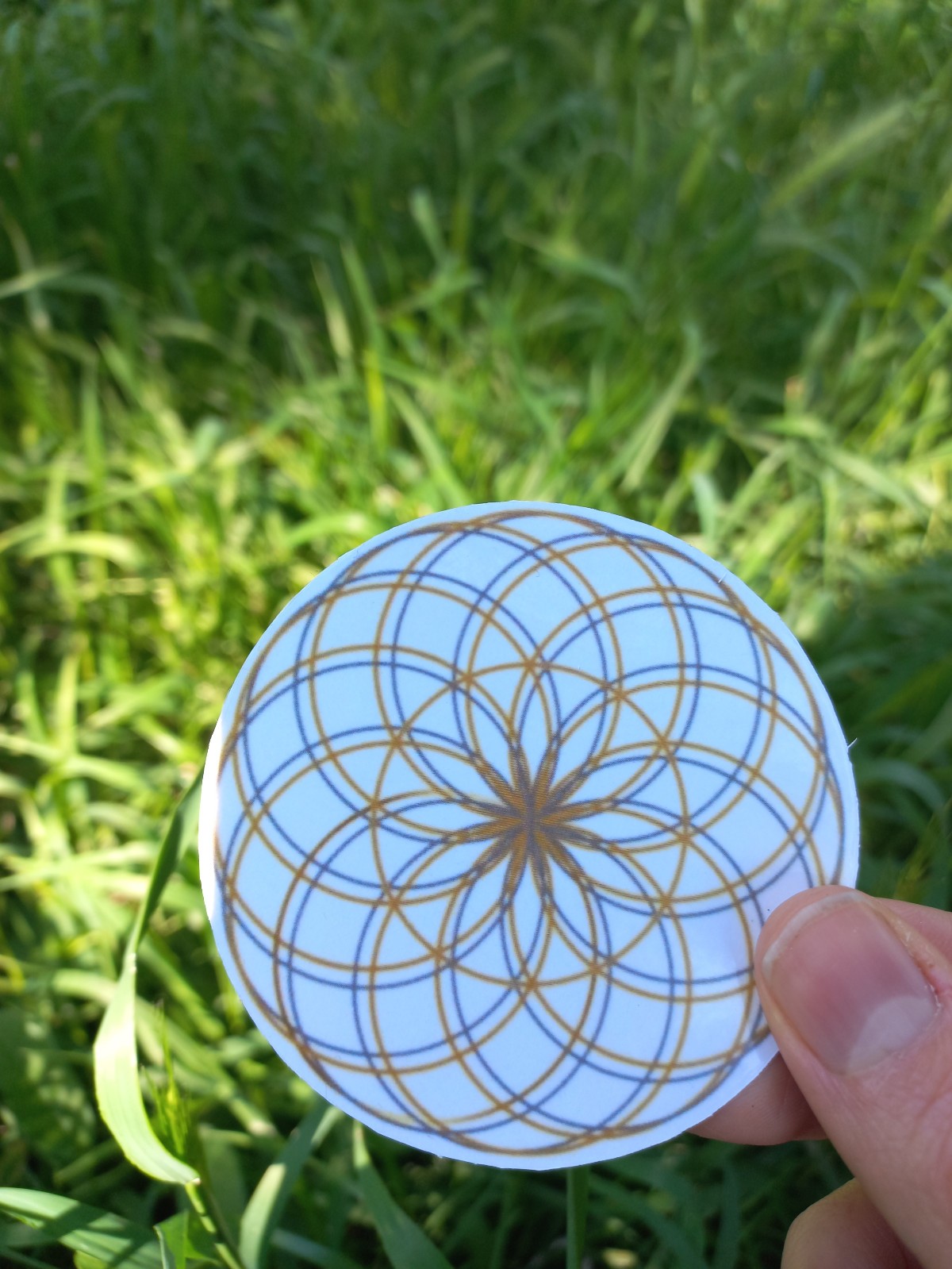 Flower of life , Lotus of life sacred geometry stickers
