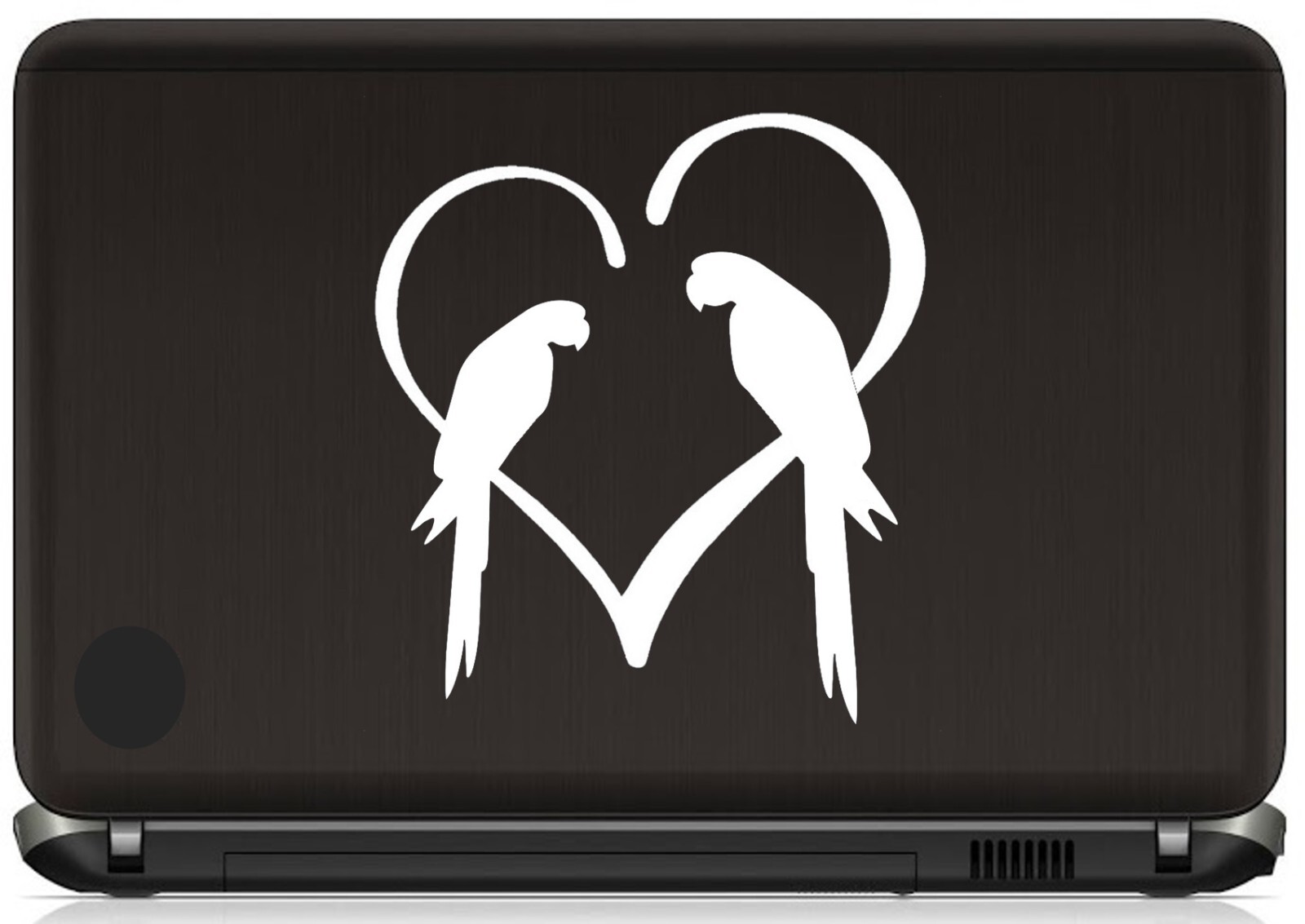 Parrot Heart Decal for Car | Macaw Sticker | Love My Parrots | BG2048