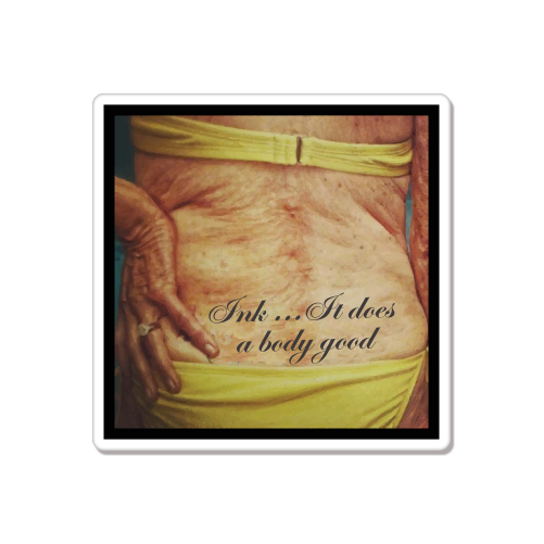 Ink Body Good Tattoo Tattoos Funny car bumper sticker decal 4" x 4"
