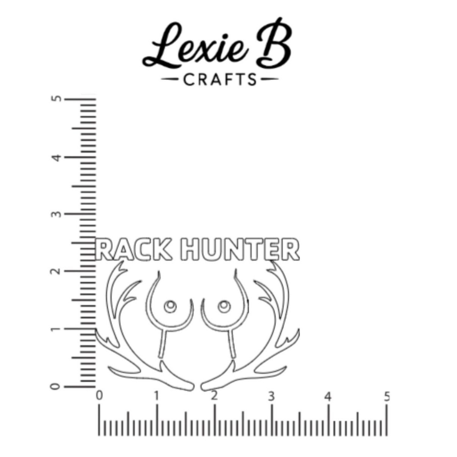 Rack Hunter Decals Hunting Adult Humor Stickers Toolbox Decal Cup Decal Computer