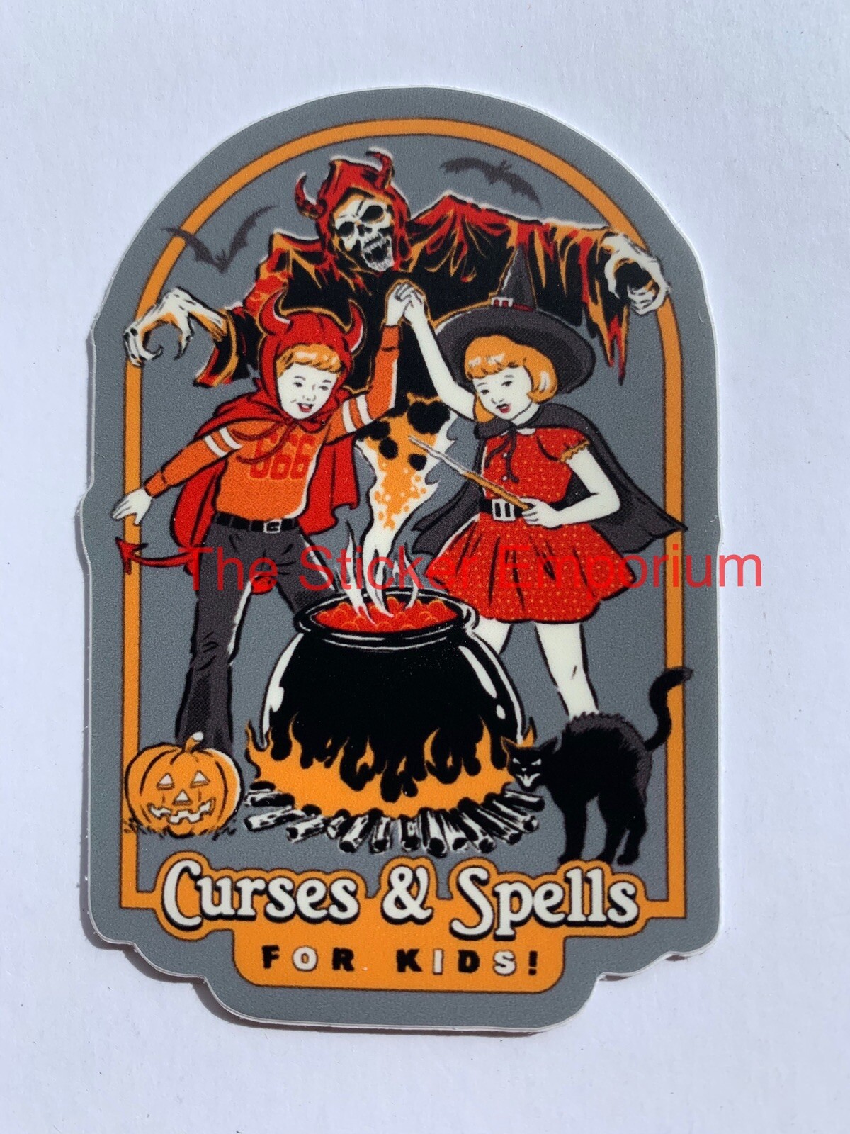 Spells For Kids Sticker ~ Water Bottle ~ Laptop ~ Wiccan Wicca Witch Book Decal