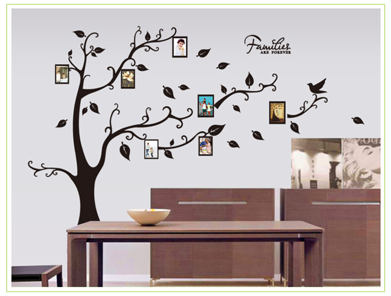 DIY Removable Vinyl Wall Decal Family picture frame tree Sticker Home Decor