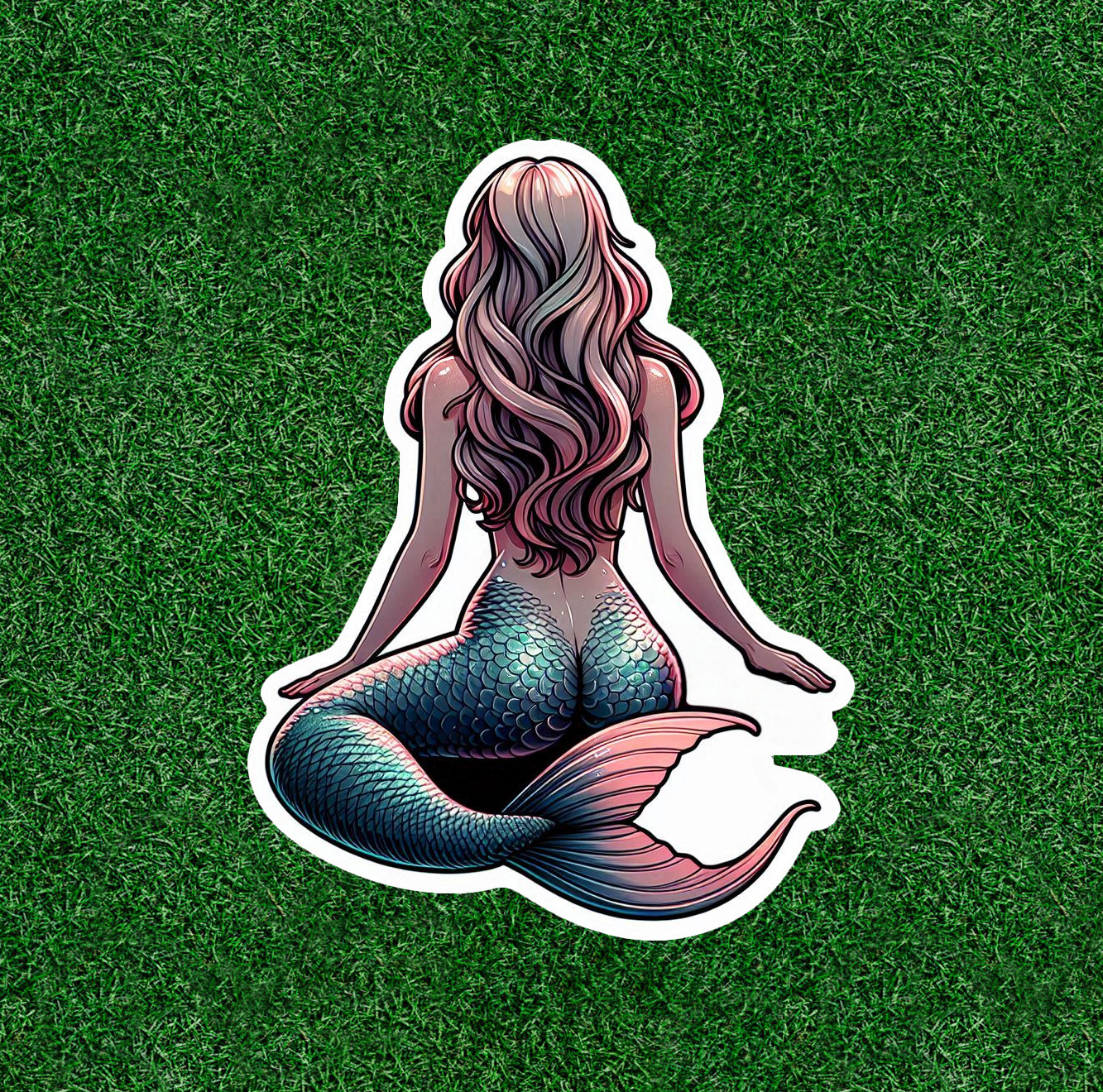 Beautiful Mermaid 100% waterproof vinyl sticker decal – many sizes available