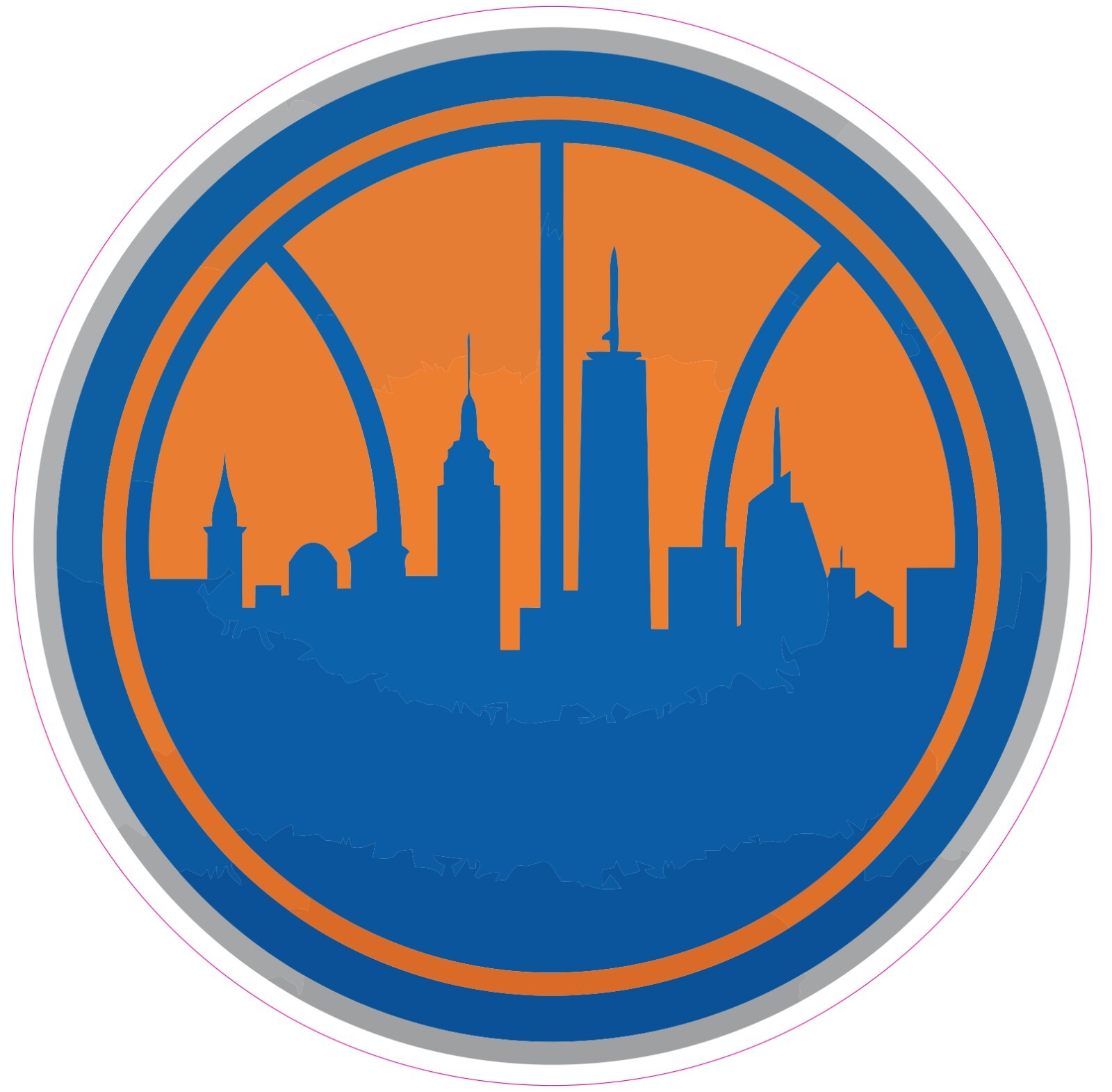 New York Knicks Basketball Vinyl Decal Sticker Car Truck Bumper Tumbler Mug