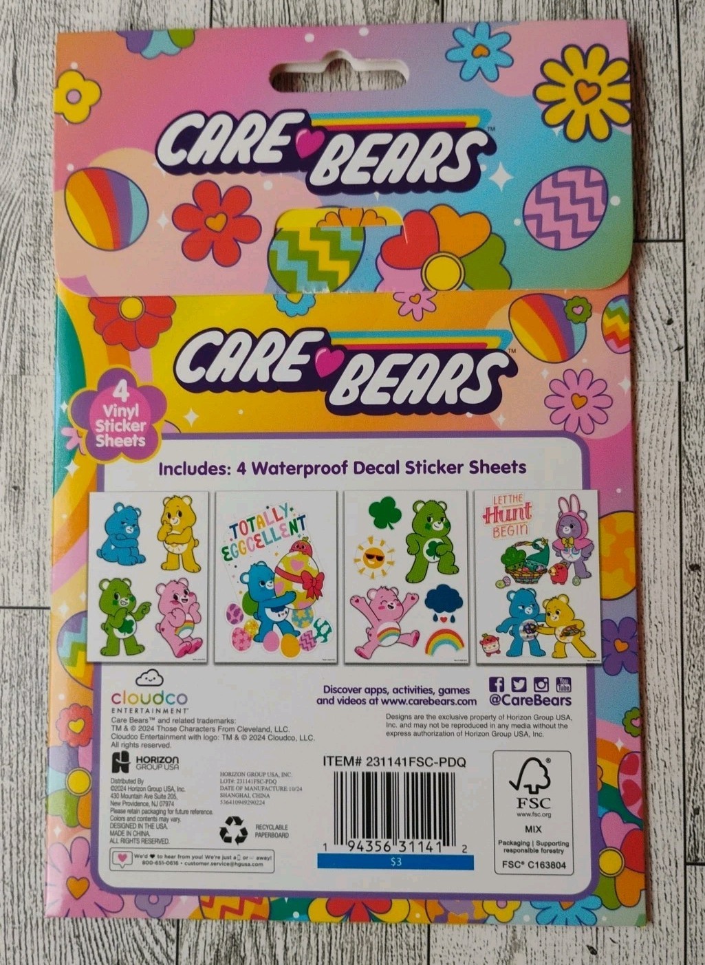 NIP CARE🩷BEARS 4 VINYL Decal STICKER SHEETS! DEVICE DECALS 💜FREE SHIP