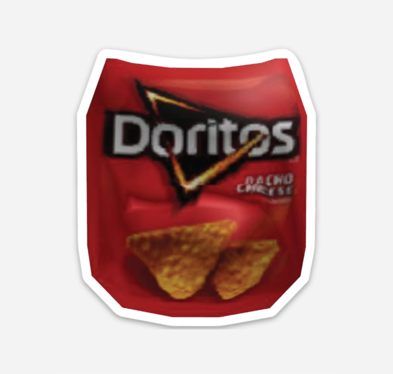 3" Low Res Doritos Bag Sticker Funny Chips Meme Decal Matte Finish