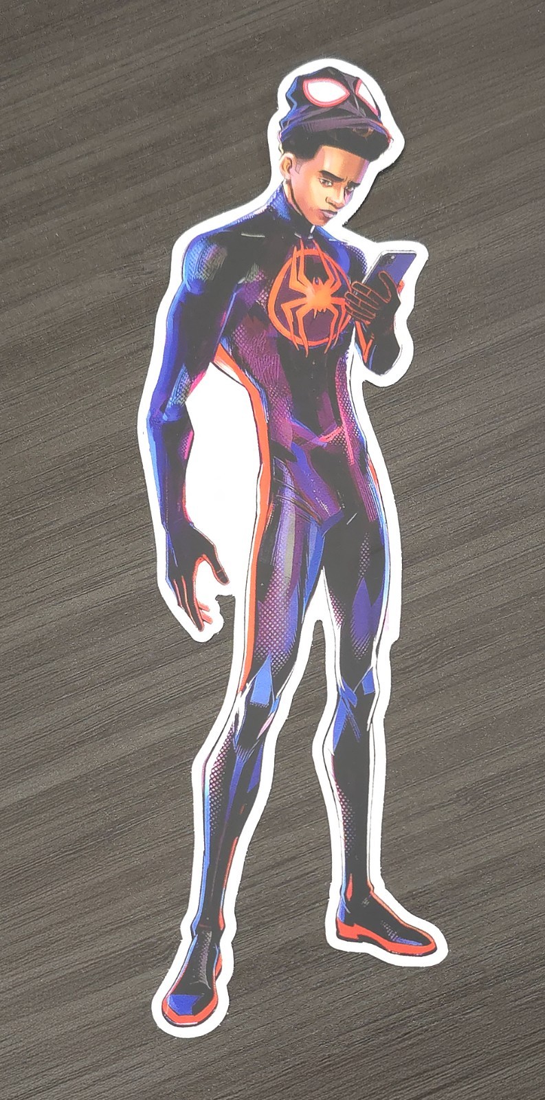 Brand New-Verse Miles Morales Spider-Man Fan Art Die Cut Vinyl Sticker
