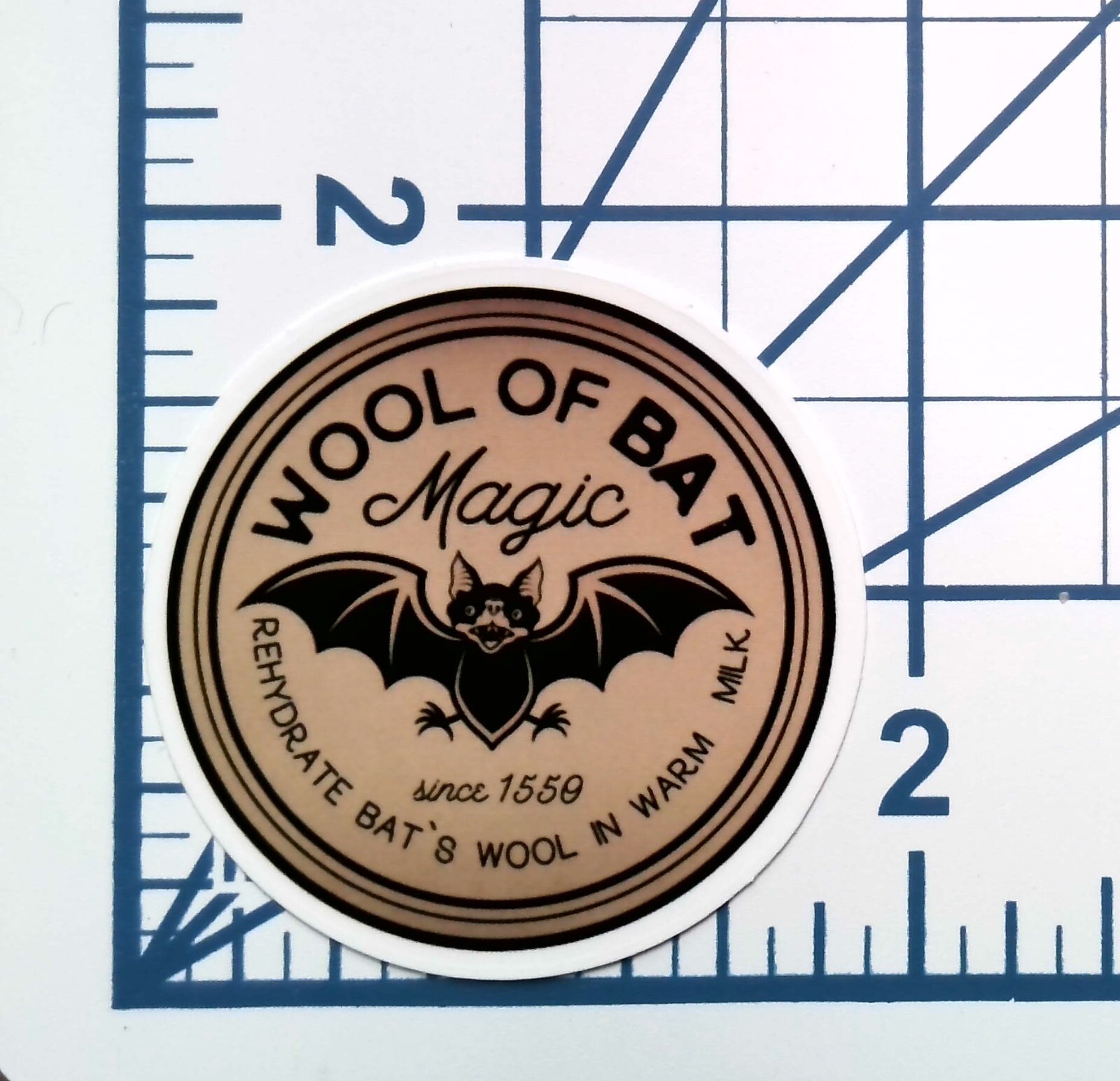 Wool of Bat Magic Sticker Rehydrate Vinyl Die Cut Scrapbook Journal Decal Gothic