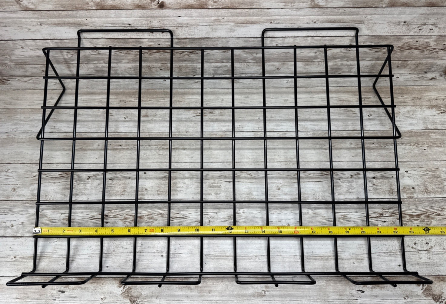 Black Angled Wire Shelf For Slatwall Display Rack (Pack of 6) EBL/SL22