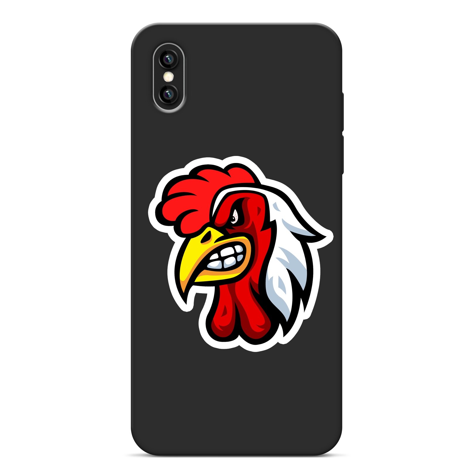 Furious Angry Rooster Sticker Funny Cartoon Car Bumper Window Decal Cock Hen