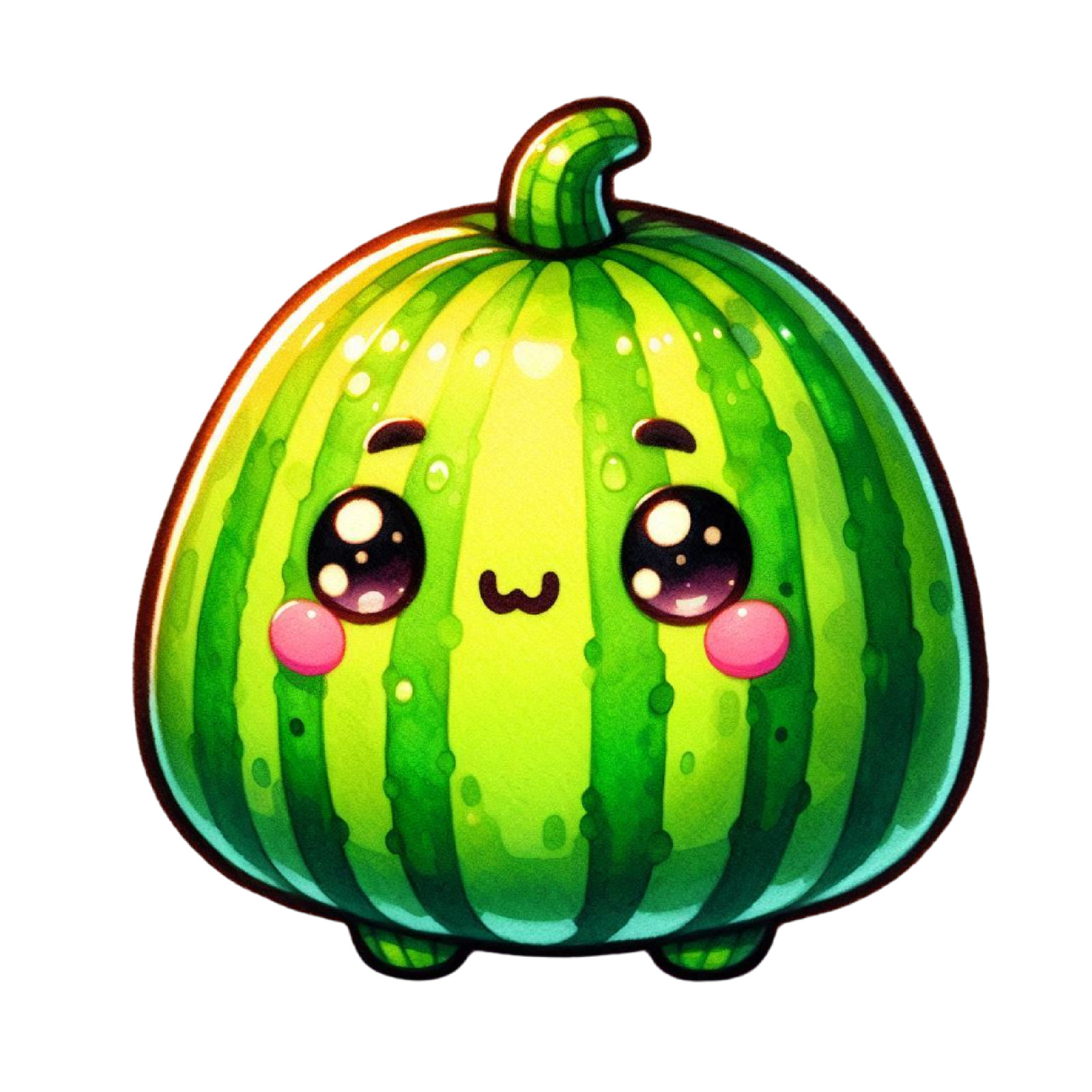 Sweet Watermelon Wall Decal Sticker 18X18cm Large