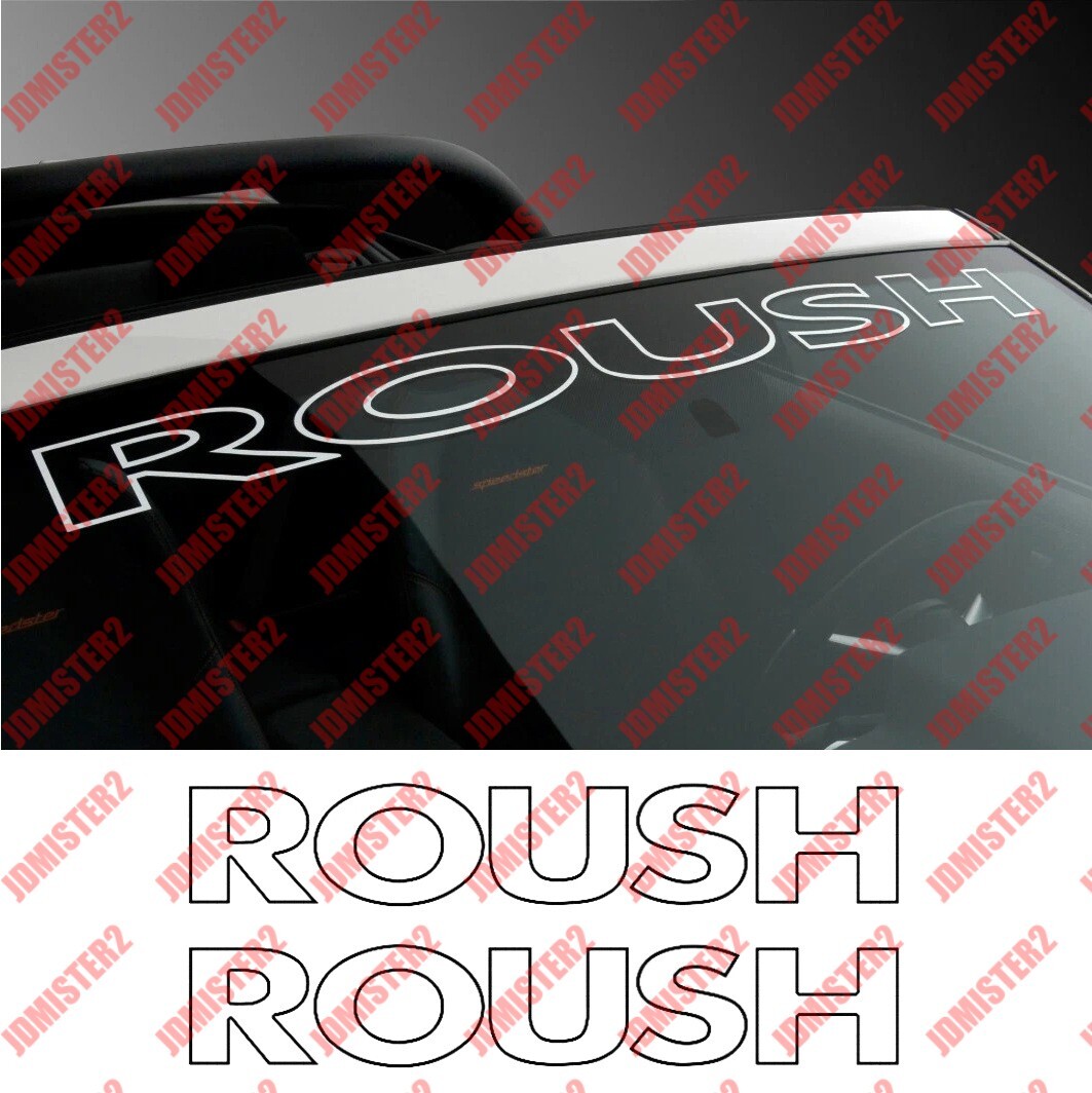 ROUSH Windshield Decal Car Window Laptop Vinyl Sticker Any Size