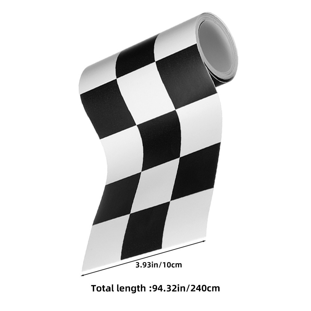 4 Rolls Peel and Stick Wallpaper – Checkered Flag Bulletin Board Borders Trim
