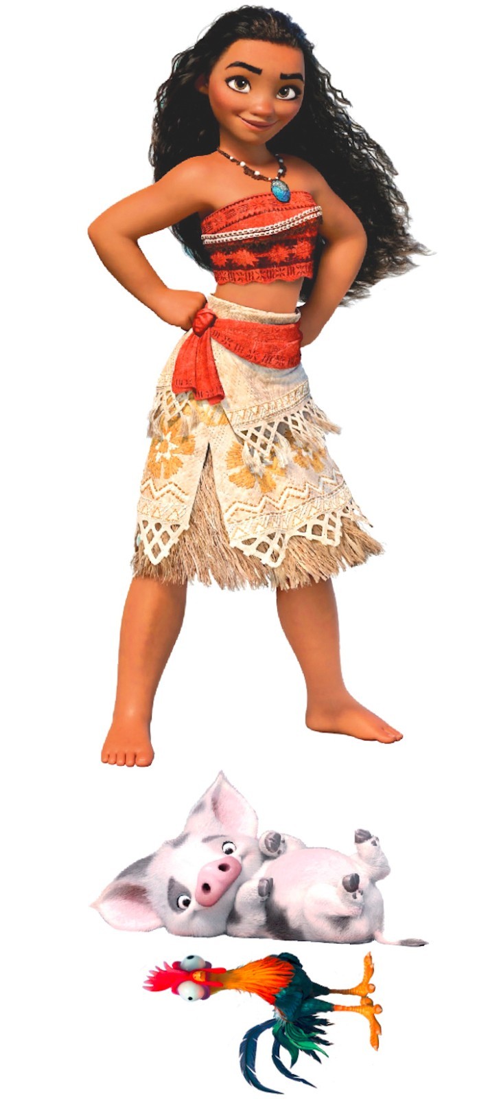Moana Disney Kids Wall Decal Mural Disney Princess Wall Vinyl Animated Art, s97