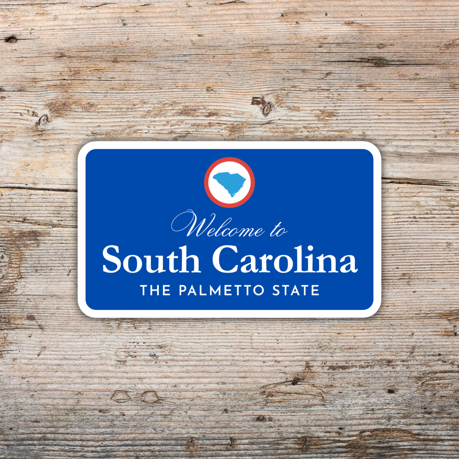 Welcome to South Carolina Sticker The Palmetto State Vinyl Waterproof Decal