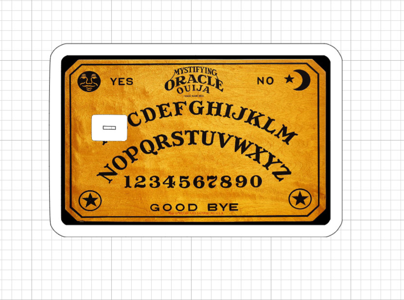 Board Game Map Credit Debit ATM Card Skin Stickers Risk Candyland Ouija Clue US