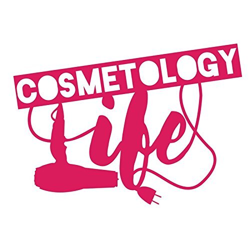 CMI ND015HP Cosmetology Life Decal Sticker | 5.5-Inches by 3.9-Inches | Premium