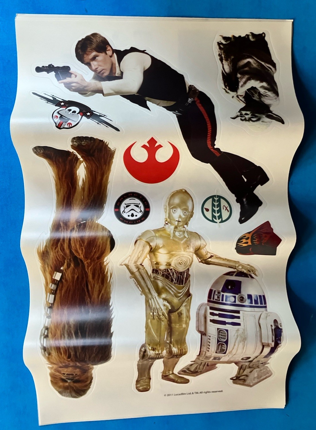 Star Wars Classic Peel and Stick Wall Decals – Removable Stickers – 31 Total NEW