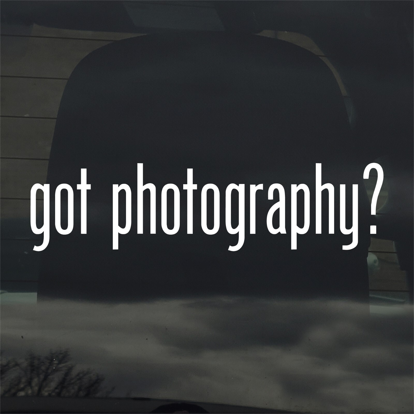 Got Photography? Custom Vinyl Sticker Decal Camera Shoot DSLR Studio