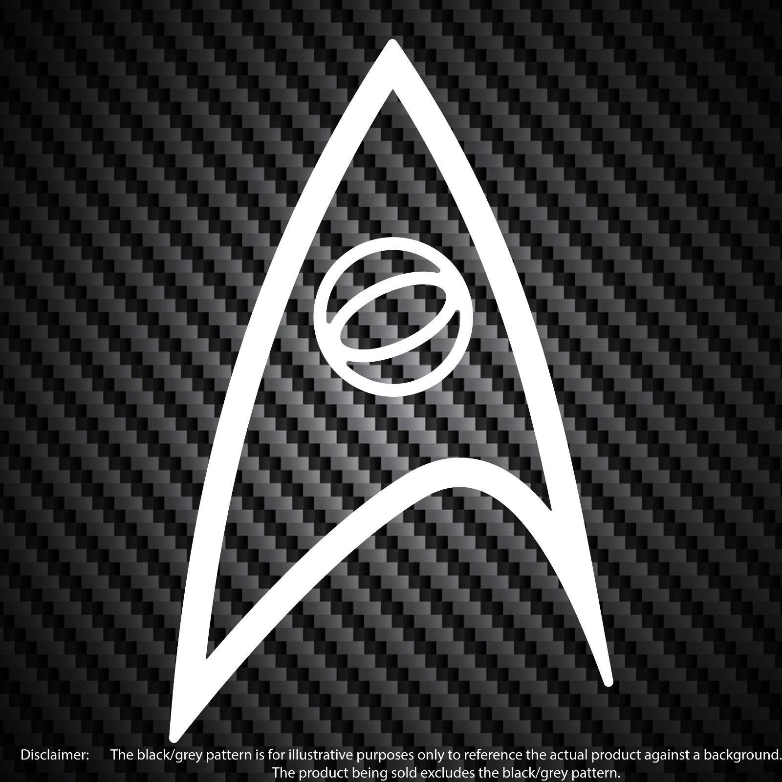 2X Star Trek Science Fleet Insignia Badge 4" Vinyl Decal Car Window Sticker V1