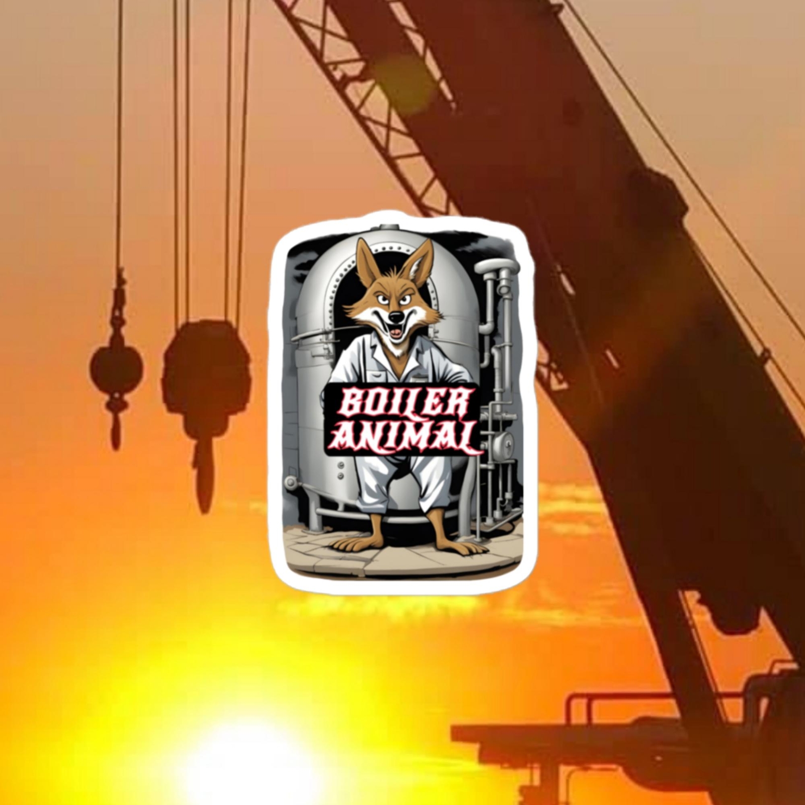 BOILER ANIMAL STICKER