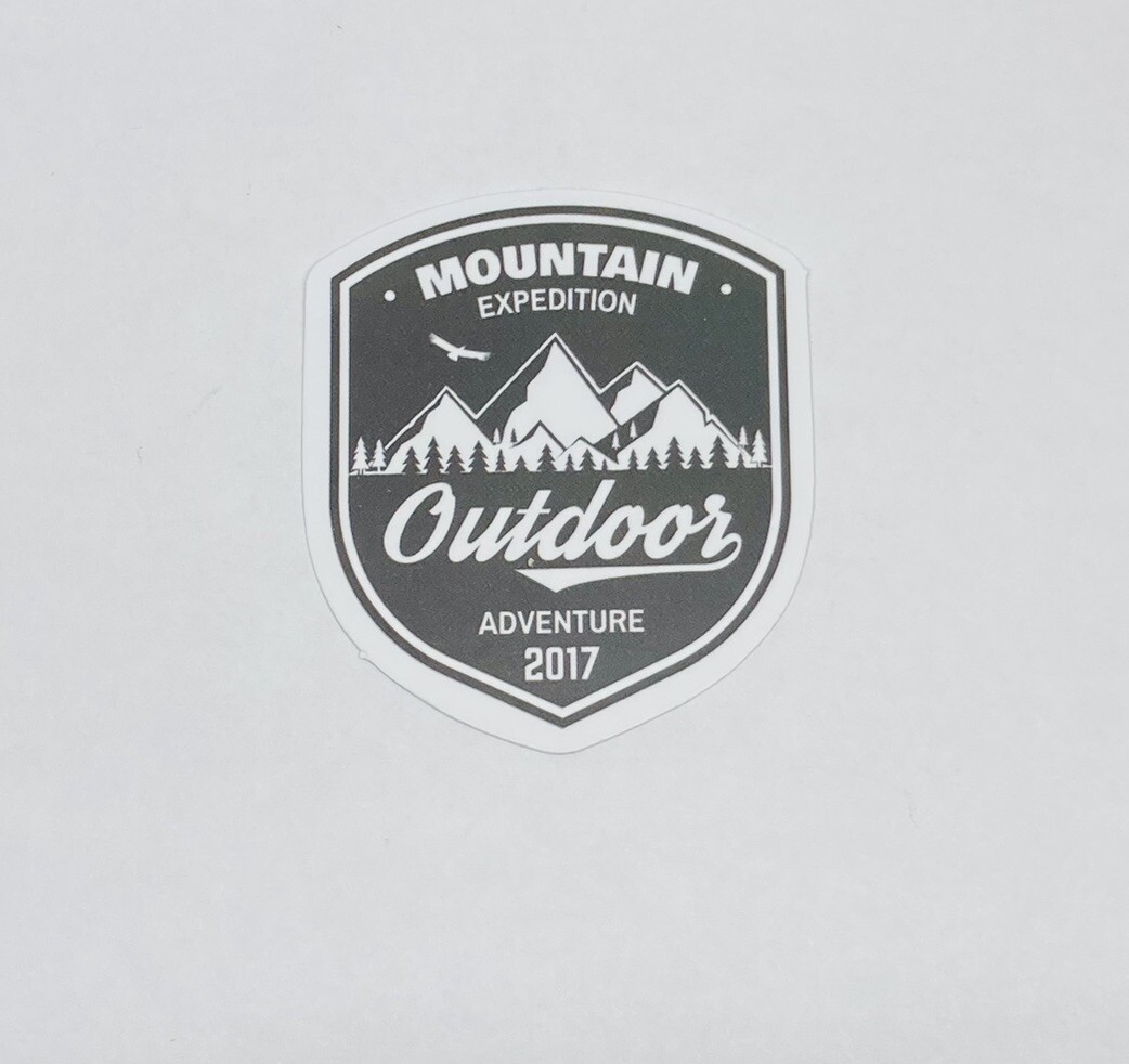 Mountain Expedition Sticker Four doors Art Decal Vinyl Travel Souvenirs Tc6
