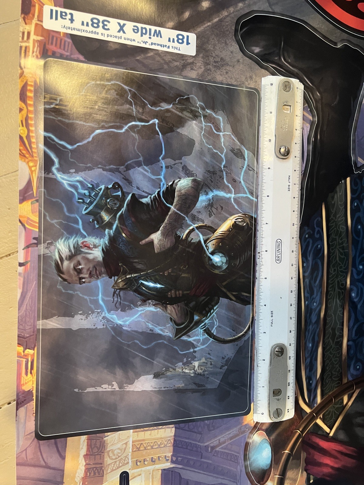 Magic The Gathering Wall Sticker Sheet- Moveable, Reusable & Wall Safe. x4 Sets