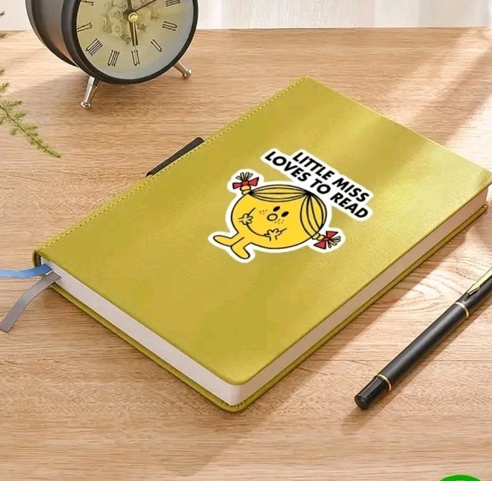 Little Miss Loves To Read Sticker Decal Window Car Cup Bottle Laptop Book Door