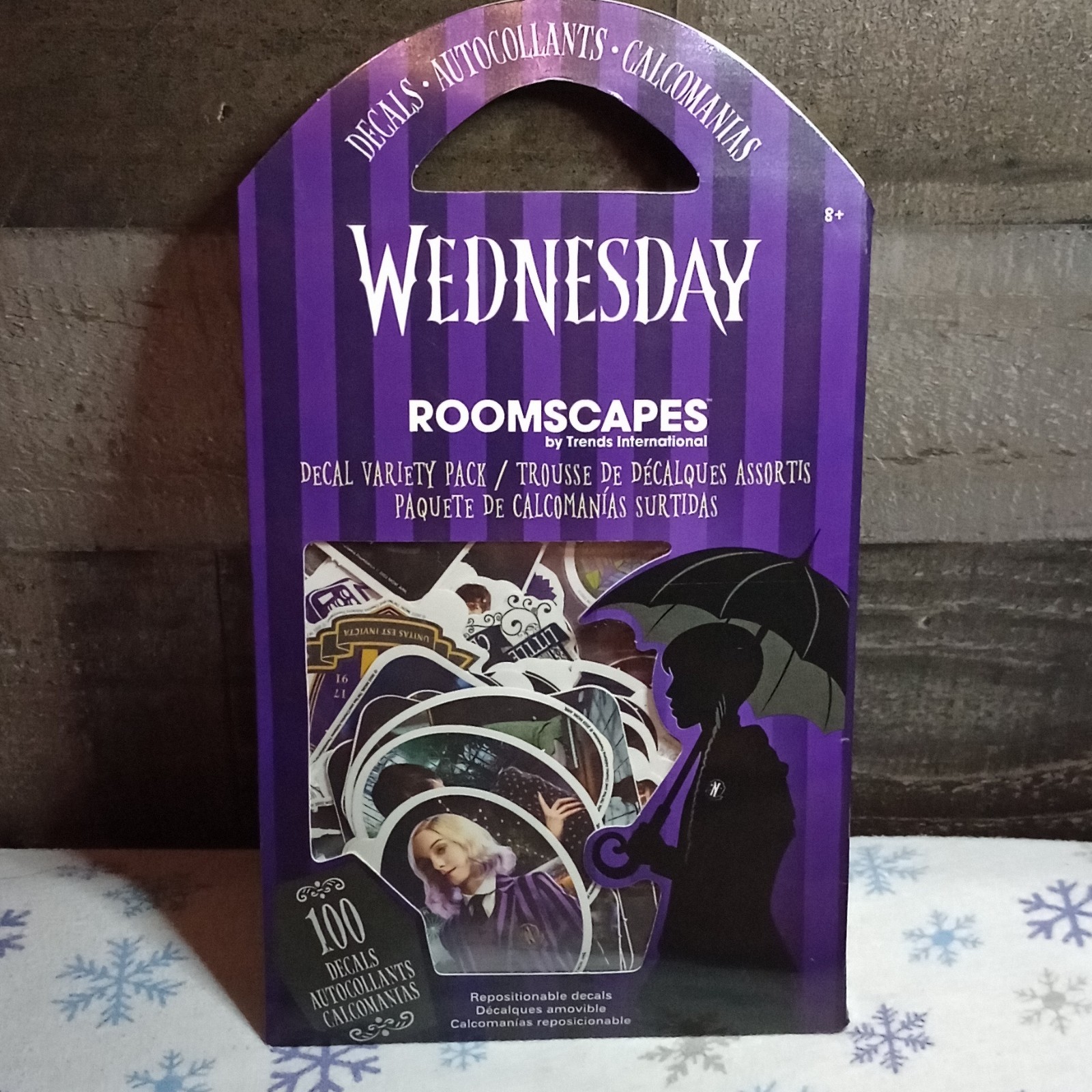Wednesday Addams Roomscapes 100 Repositionable Decals DC1336