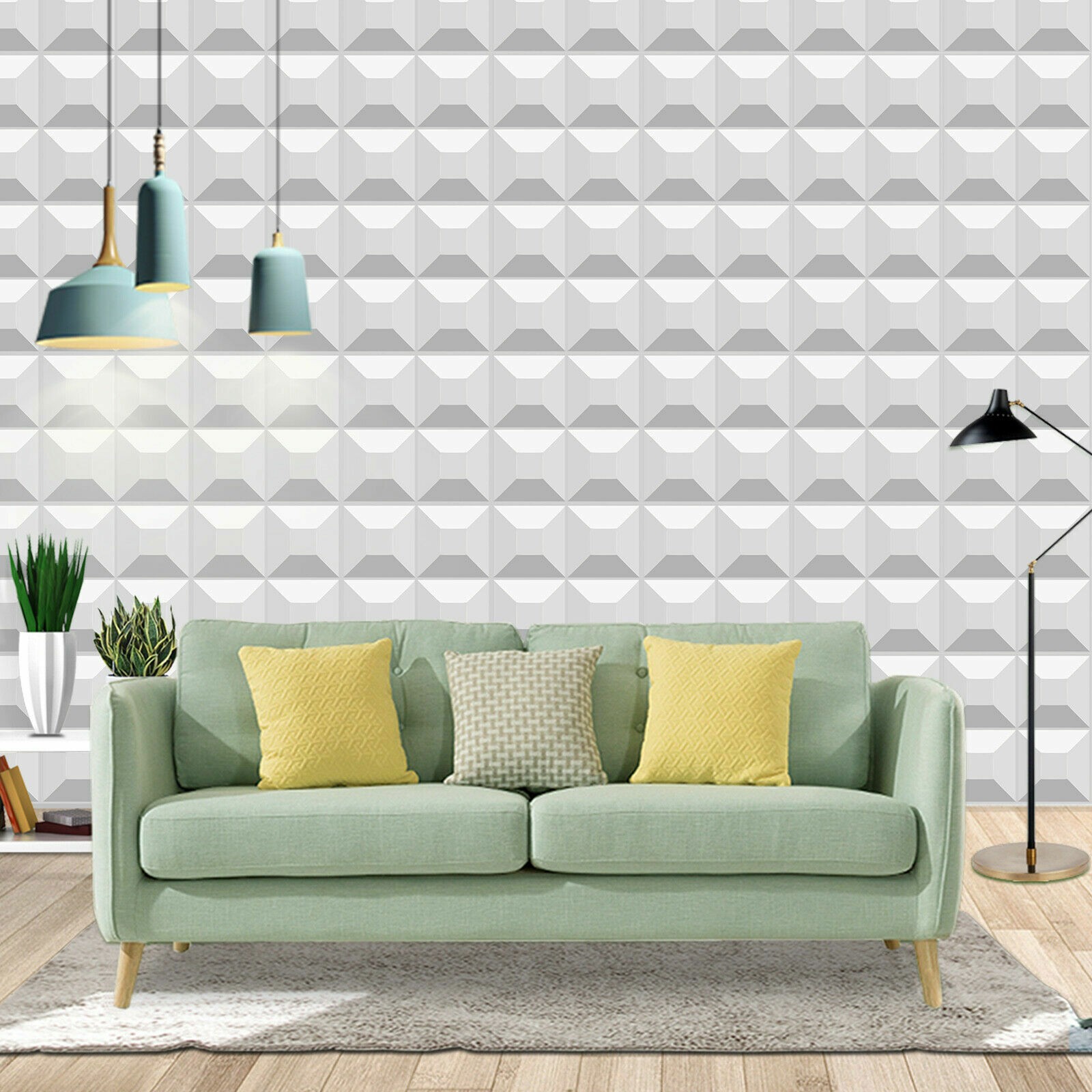 12 Packs Art 3d Peel and Stick Backsplash 12"x12" Self-Adhesive Subway Wall Tile