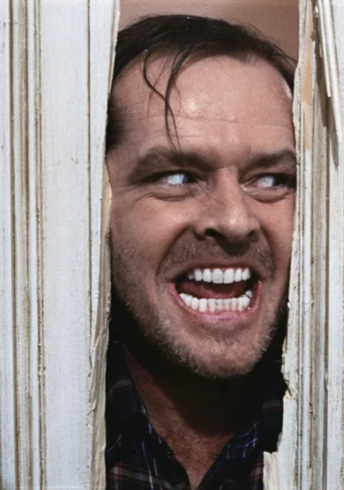 The Shining Here's Johnny Die Cut Sticker Jack Torrance