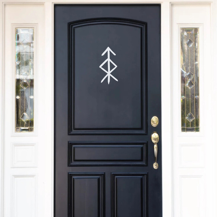 Viking Home Protection Bindrune Vinyl Decal | Custom Color/Size Norse Mythology