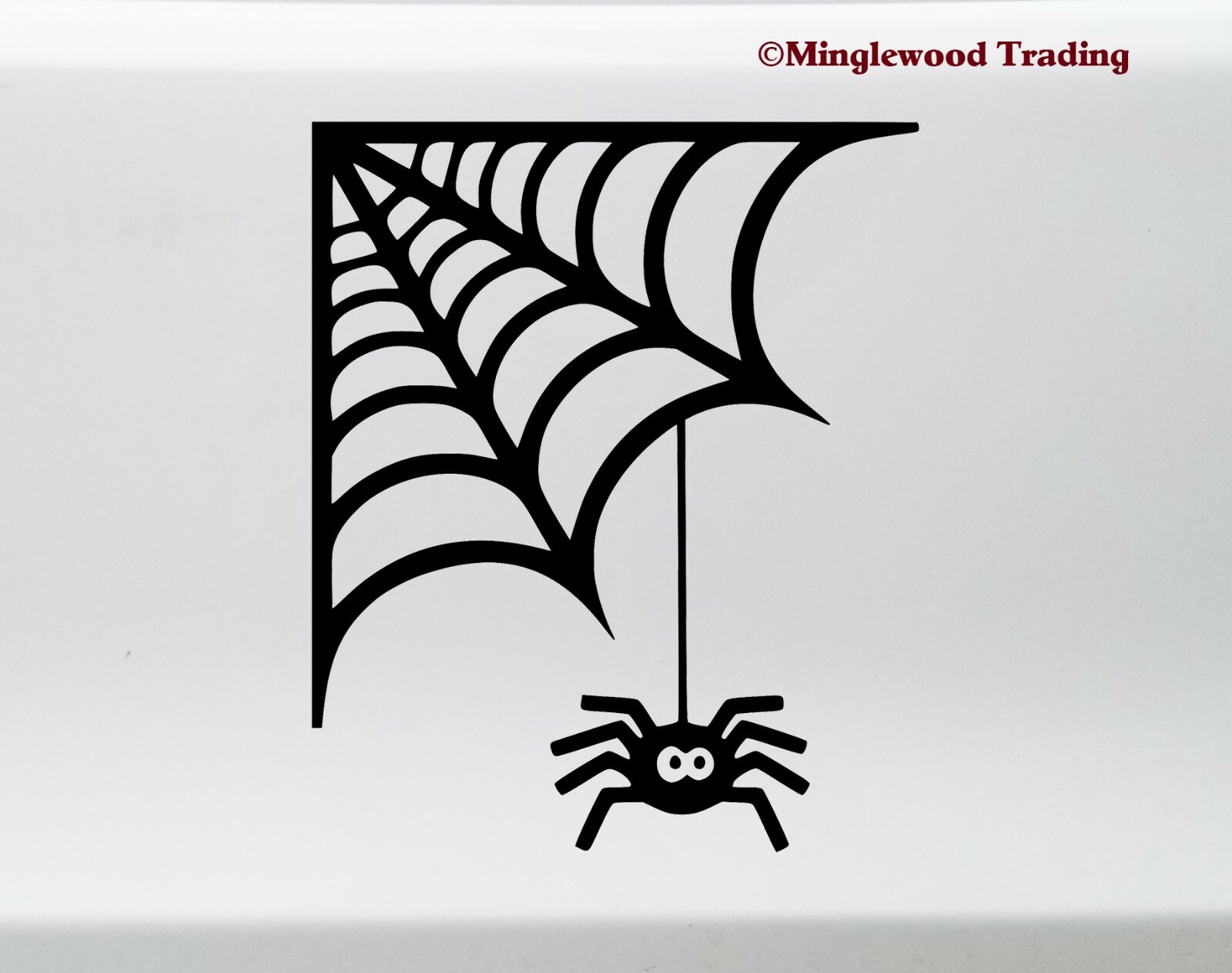 Spider's Web Vinyl Sticker – Halloween Spooky – V2 Die Cut Decal