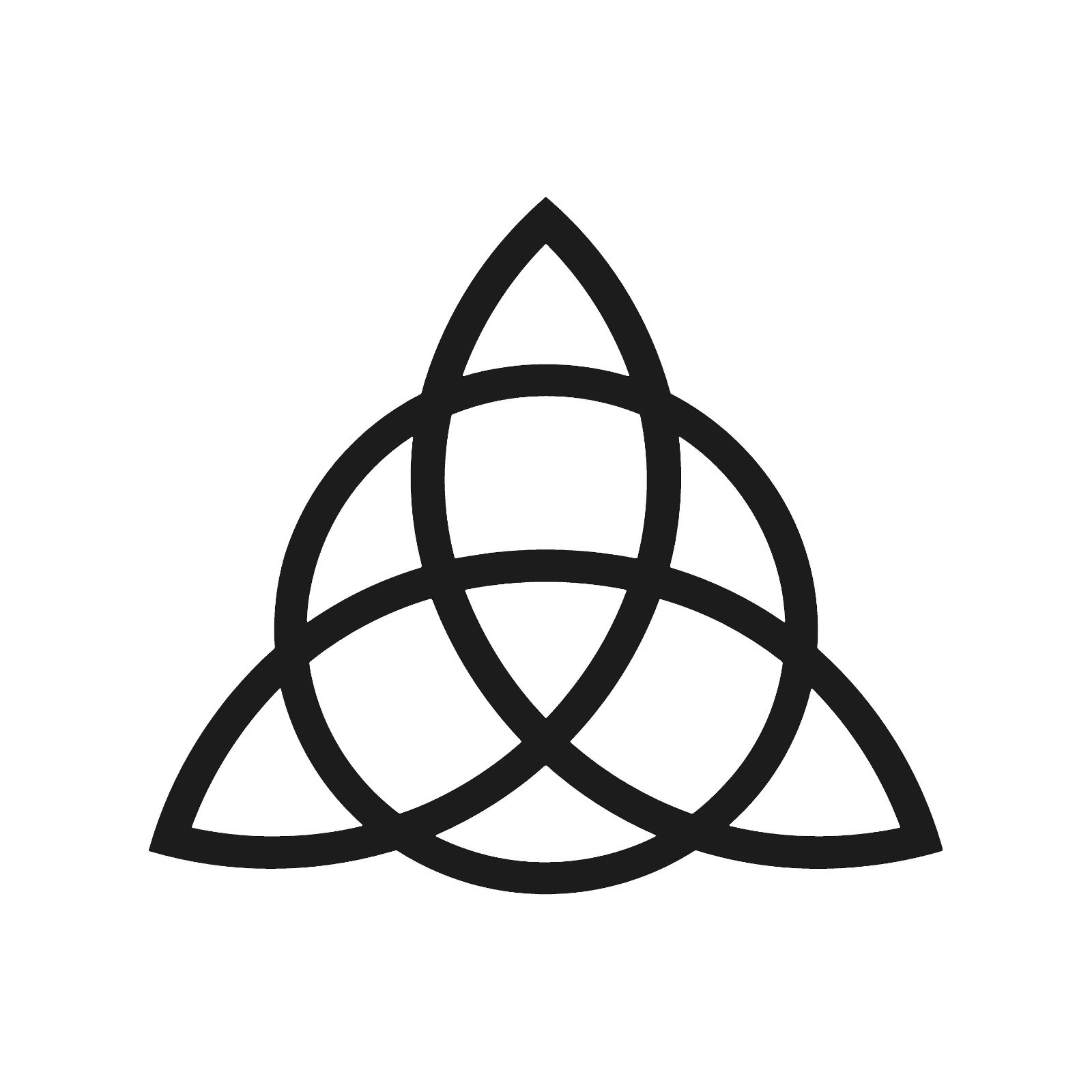Trinity Triquetra in circle vinyl decal Thefoil Celtic Knot Irish Decal Sticker