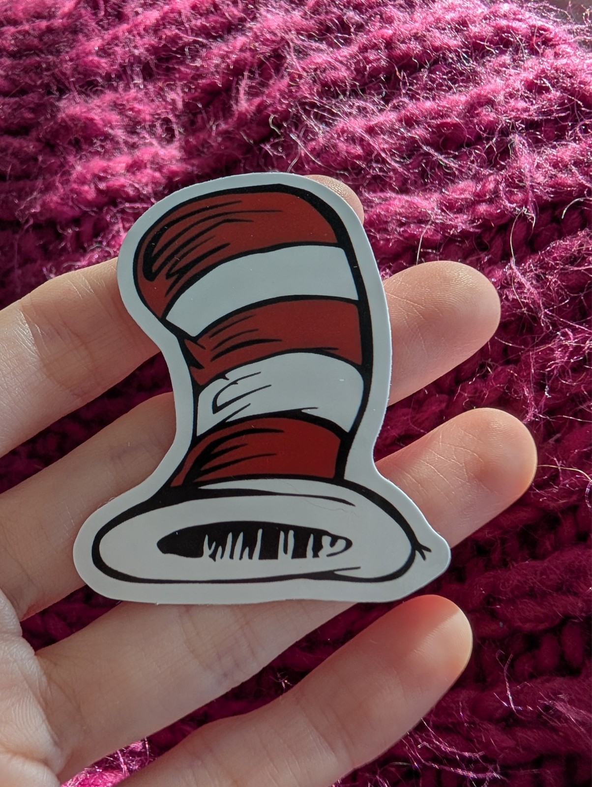 Dr. Seuss Sticker, Cat in hat