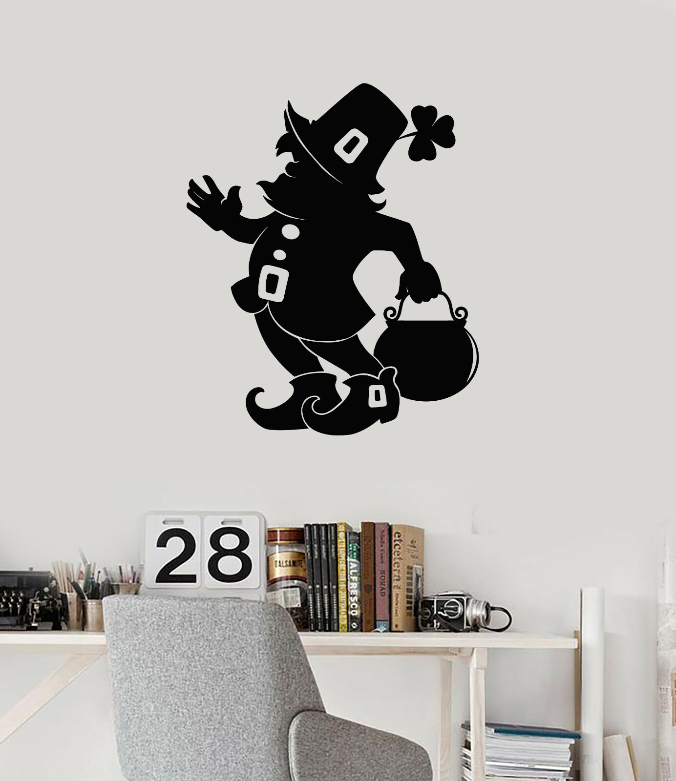 Vinyl Wall Decal Leprechaun Irish Room Art Decor Ireland Irishman Sticker ig5229